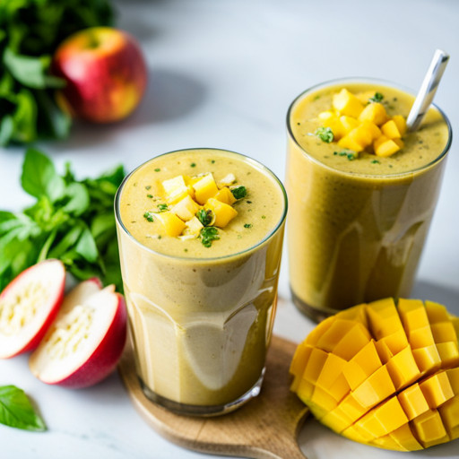 rețetă de smoothie de casă cu mere și Mango 90345